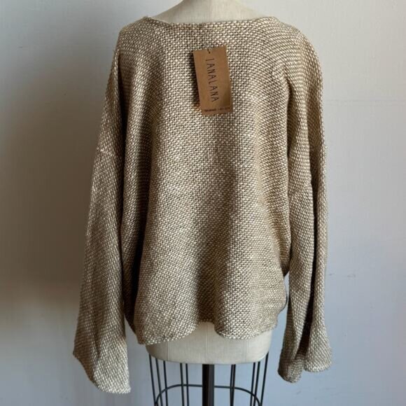 NWT IANALANA Oversized Ahimsa Silk Woven Sweater - Picture 3 of 7